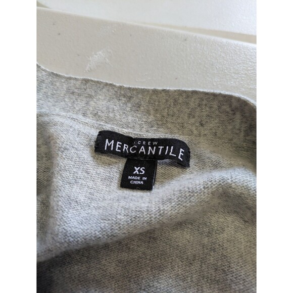 J. Crew Mercantile Gray Wool Blend Button Down Cardigan Sweater Academia Size XS - Picture 5 of 7